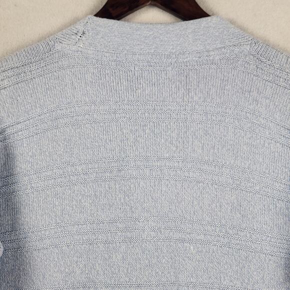 Cupcakes and Cashmere Cardigan Revolve Women’s SZ M Blue Textured Knit Buttons - Picture 8 of 13
